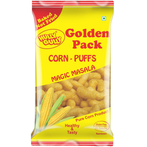 Corn Puffs Masala 130g  by Hully Gully
