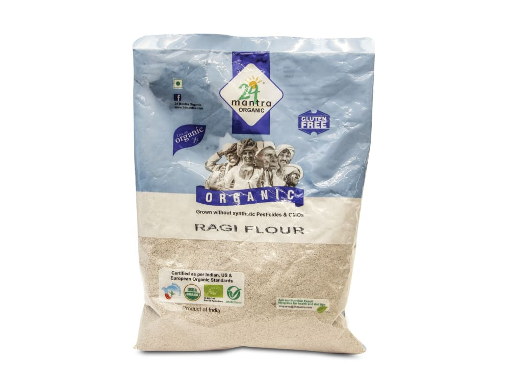 24 Mantra Organic Ragi Flour 500G