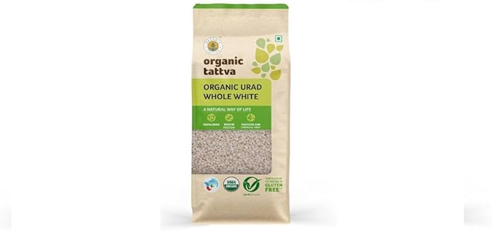 Organic Tattva Urad Dal Whole White 500G