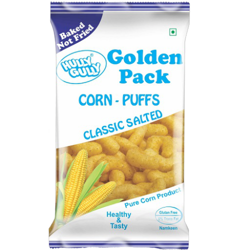 Corn Puffs Salted 110g by Hully Gully