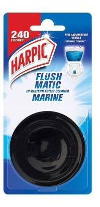 Harpic Flushmatic Toilet Cleaner Blocks Marine 50G