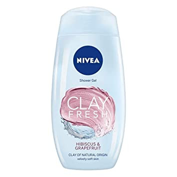 Nivea Clay Fresh Hibiscus Shower Gel 250Ml
