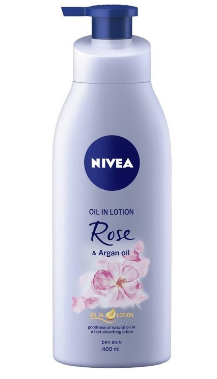 Nivea Oil In Lotion - Rose & Argan Oil 400ML