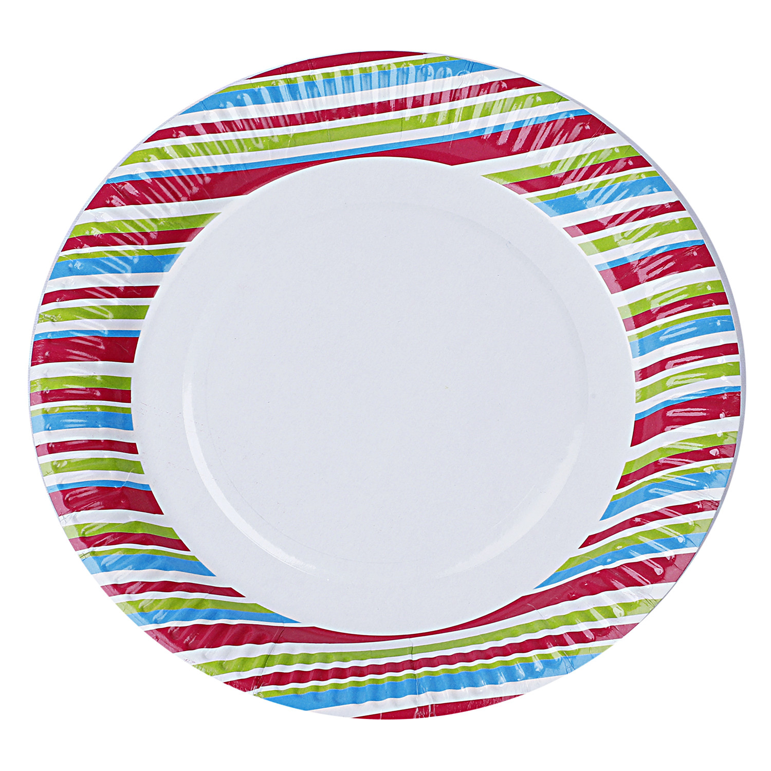Origami Printed 19cm Paper Plates 10Pc