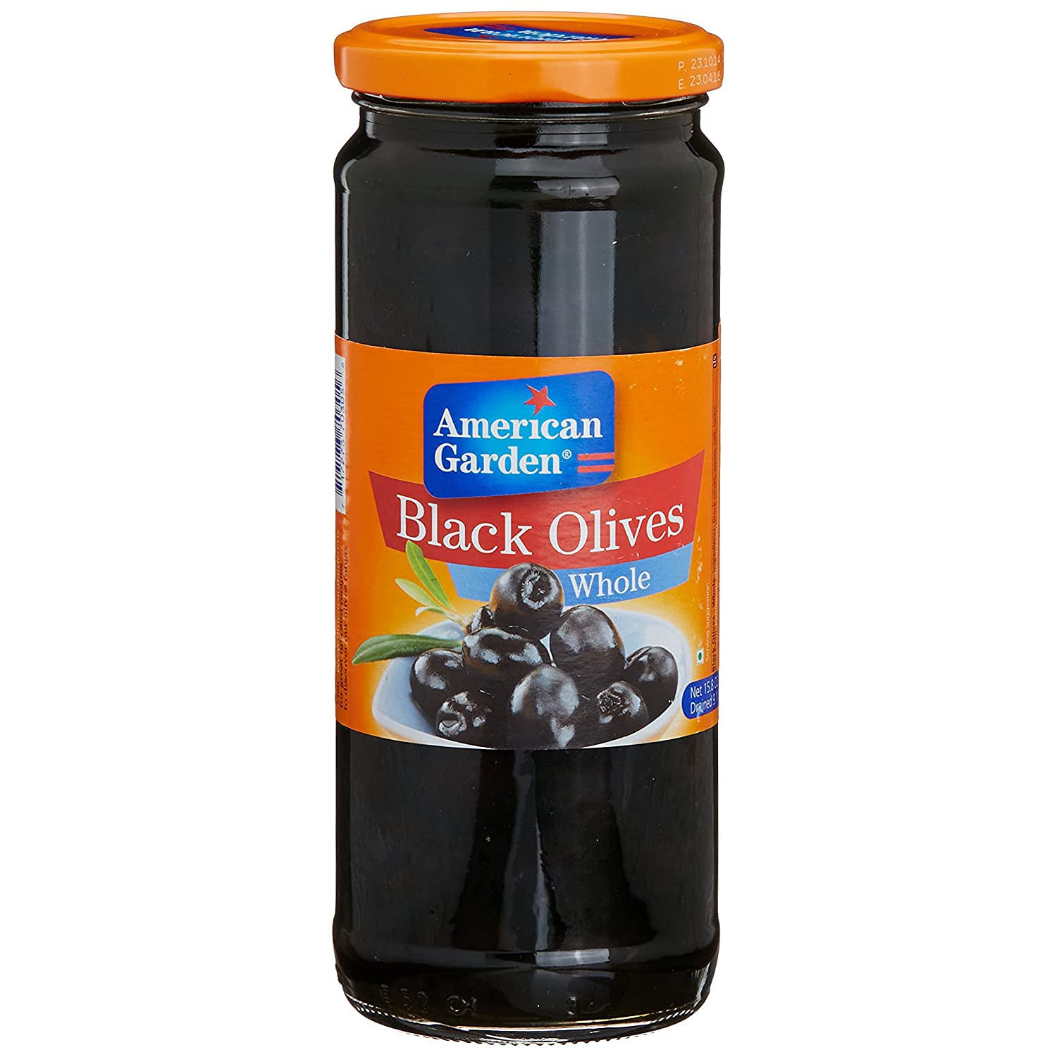 American Garden Whole Black Olives 450G
