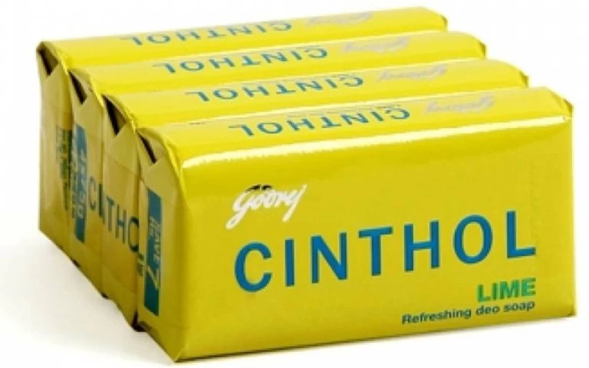 Cinthol Soap Lime Fresh 100G Pack Of 4