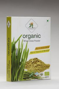 24 Mantra Organic Wheat Grass Powder 100G