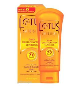 Lotus Safe Sun Cream Spf70 60G