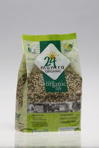 24 Mantra Organic Green Moong Chilka 500G