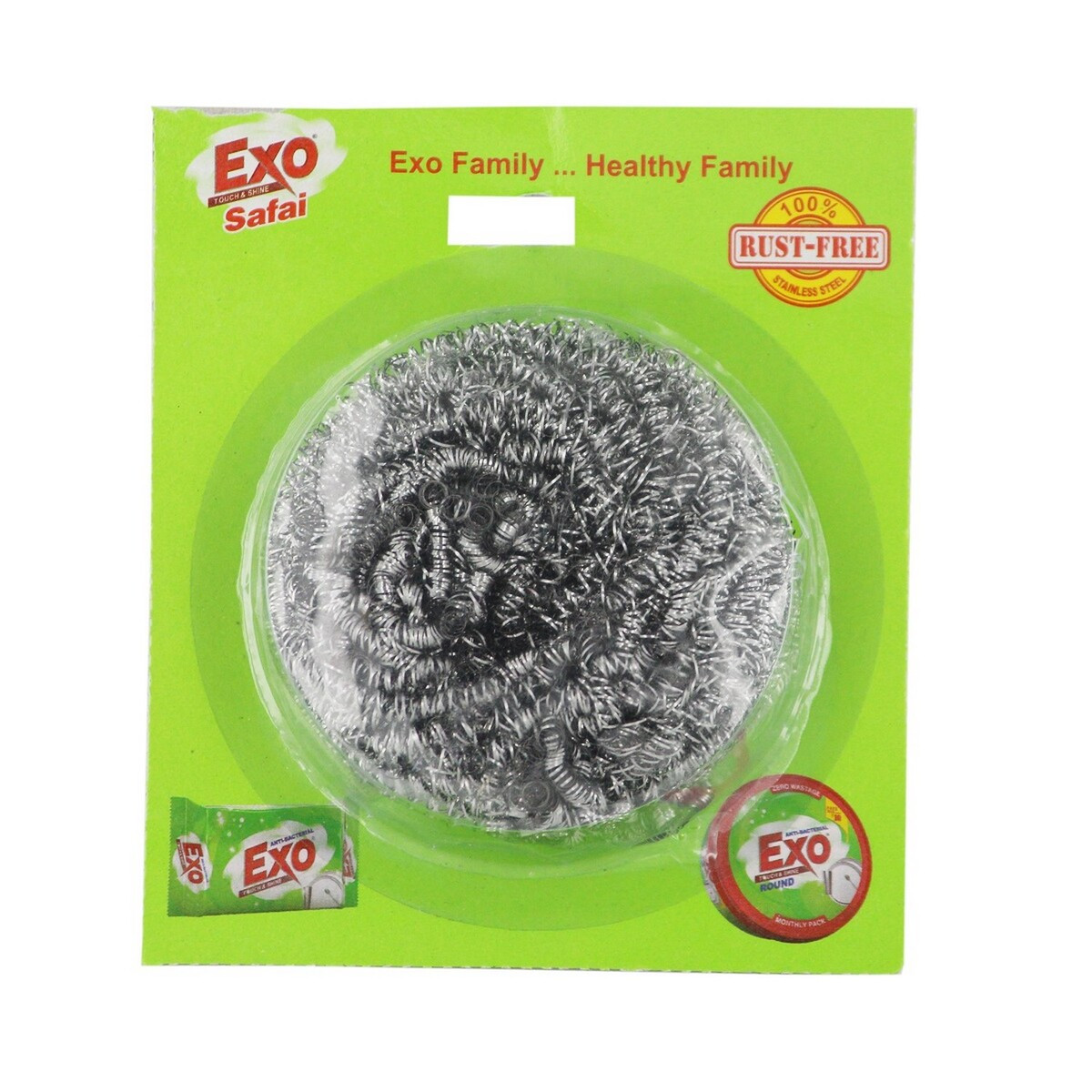 Exo Safai Steel Scrubber 1Pc