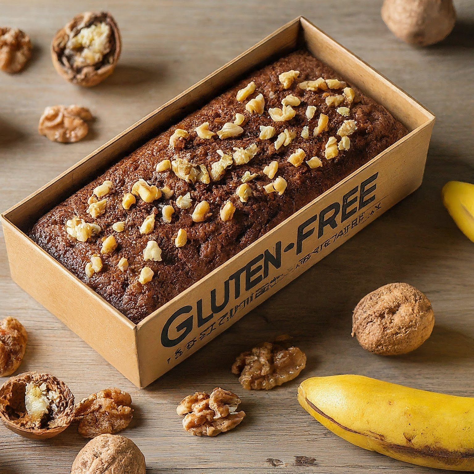 Twb Gluten Free Banana Jaggery Walnut Tea Cake 300G