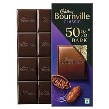 Cadbury Bournville 50% Dark Chocolate 80G 