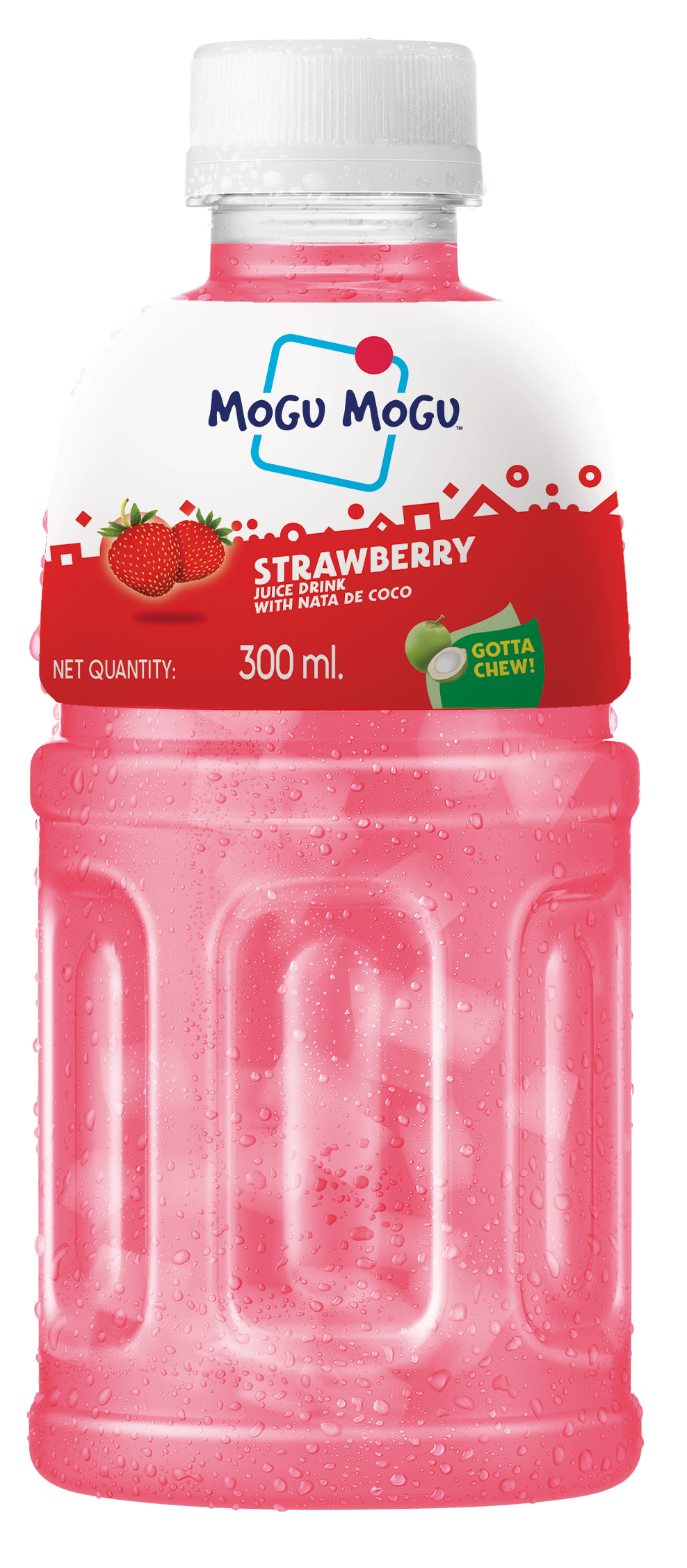 Mogu Mogu Strawberry Juice ND Coco 300ML