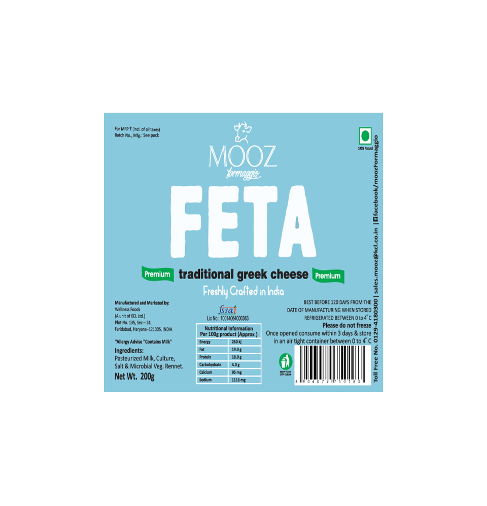 Mooz Feta Cheese 200G