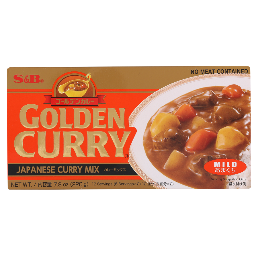 S&B Golden Curry Sauce Mix Jumbo Mild 220G