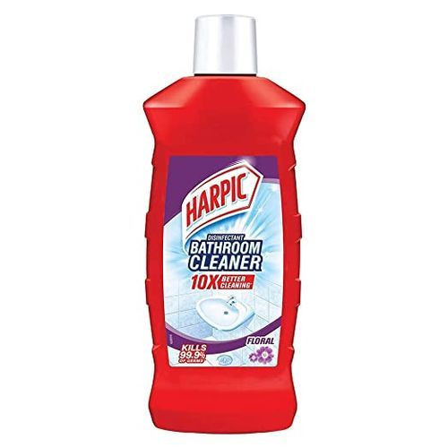 Harpic Floral Liquid Disinfectant Bathroom Cleaner 1L