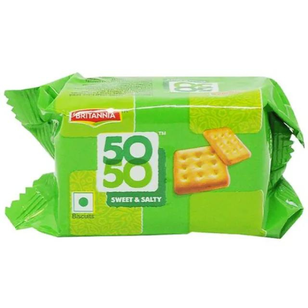 Britannia 50-50 Maska Chaska Biscuits 120G