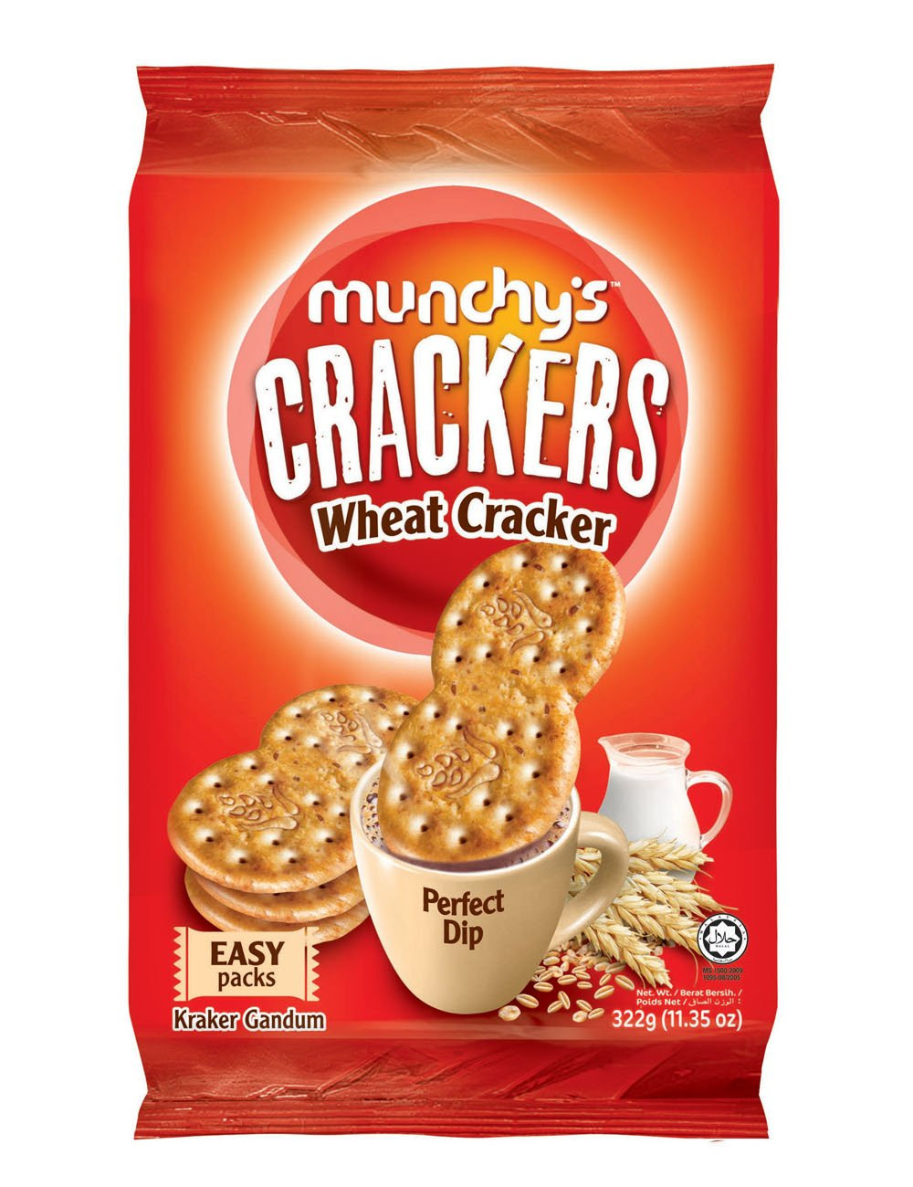 Munchy's Wheat Crackers 322G