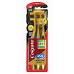 Colgate Toothbrush 360 Charcoal Gold Pack of 3