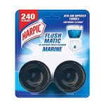 Harpic Flushmatic Toilet Cleaner Blocks Marine 100G Twin Pk