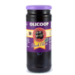 Olicoop Black Pitted Olives 450G