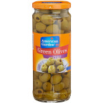 American Garden Pitted Green Olives 450G