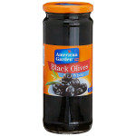 American Garden Whole Black Olives 450G
