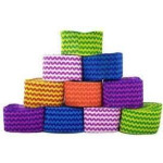 Multi Colour Paper Crepe Ribbon Striped 12Pc