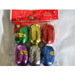 Shiny Curly Ribbon Pk of 6