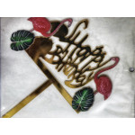 Cake Topper Happy Birthday 1Pc